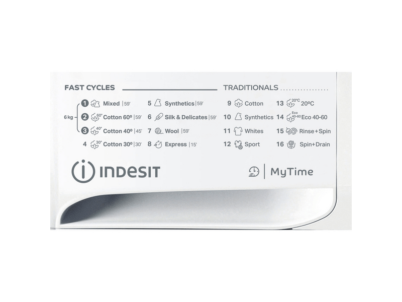 Indesit MTWE 61283 WK EE Elöltöltős mosógép