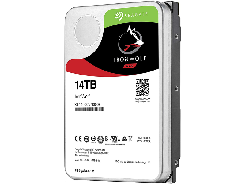 Seagate HDD 3,5 14TB SATA3 256MB Ironwolf (ST14000VN0008)