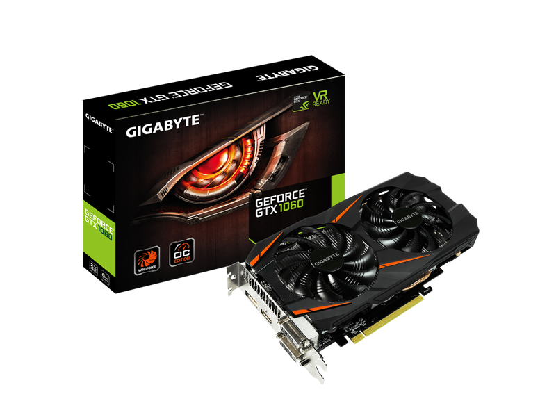 Gigabyte GeForce® GTX 1060 WINDFORCE OC 6G