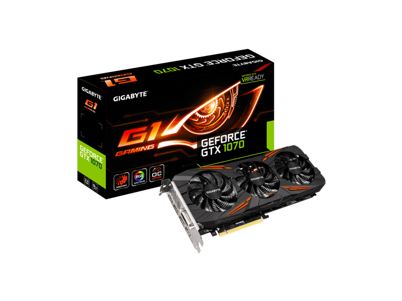 Gigabyte GeForce® GTX 1070 G1 Gaming 8G