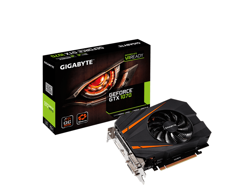 Gigabyte GeForce® GTX 1070 Mini ITX OC 8G