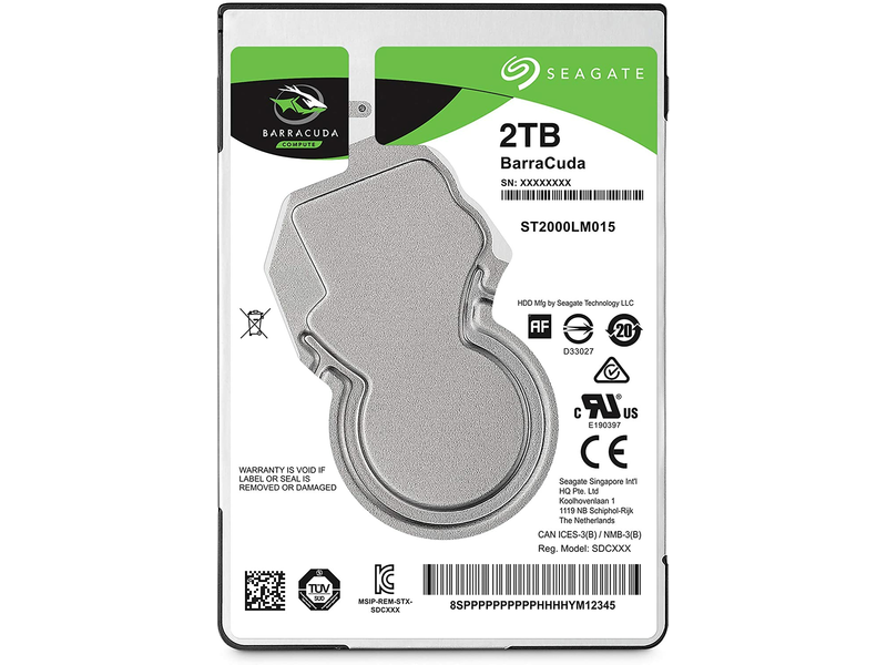 Seagate HDD 2,5 2TB SATA3 128MB (ST2000LM015)