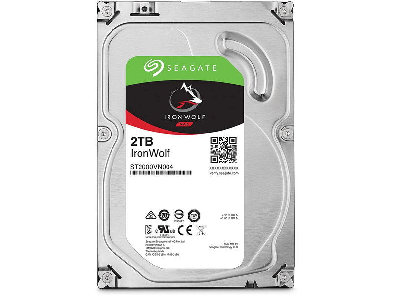 Seagate HDD 3,5 2TB SATA3 5900rpm 64MB Ironwolf (ST2000VN004)