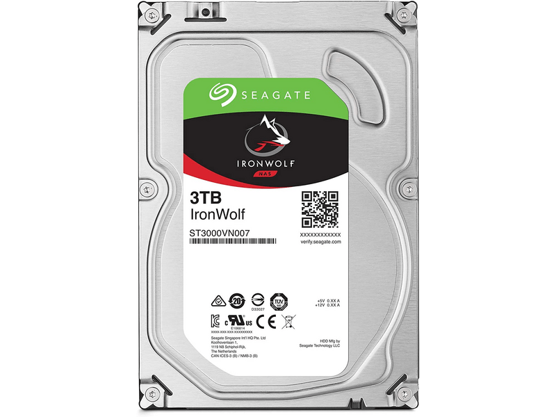 Seagate HDD 3,5 3TB SATA3 5900rpm 64MB Ironwolf (ST3000VN007)