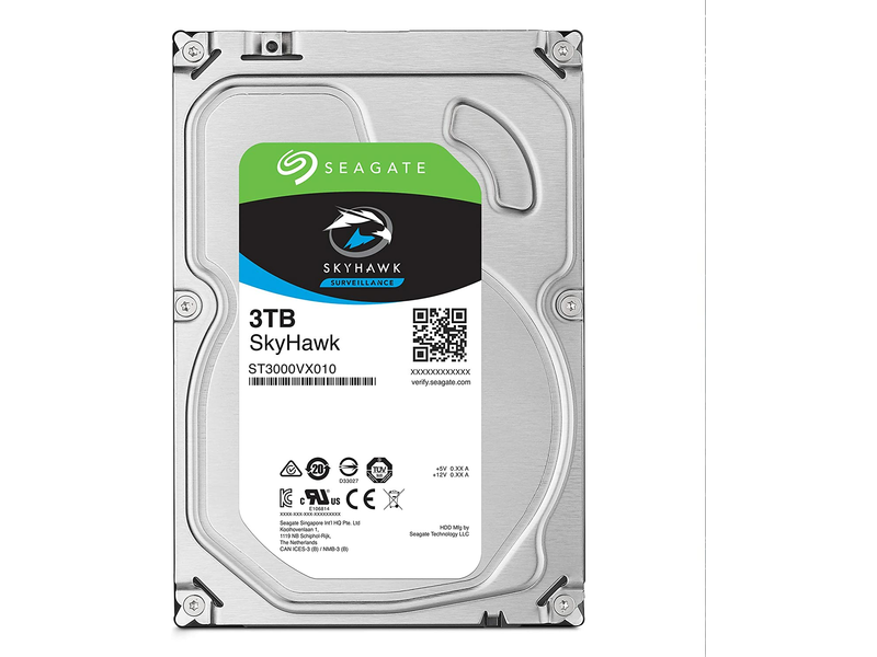 Seagate HDD 3,5 3TB SATA3 5900rpm 64MB SkyHawk (ST3000VX010)