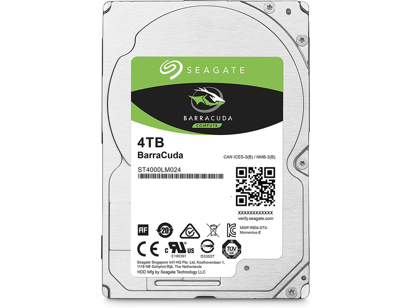 Seagate HDD 2,5 4TB SATA3 5400rpm 128MB (ST4000LM024)