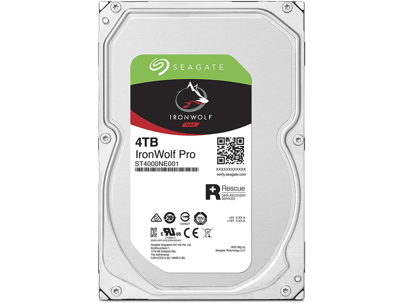 Seagate HDD 3,5 4TB SATA3 Ironwolf PRO (ST4000NE001)