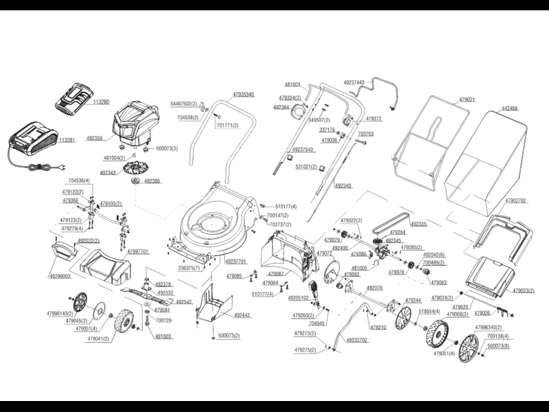 AL-KO 42.9 SP LI ENERGY FLEX Akkumulátoros fűnyíró