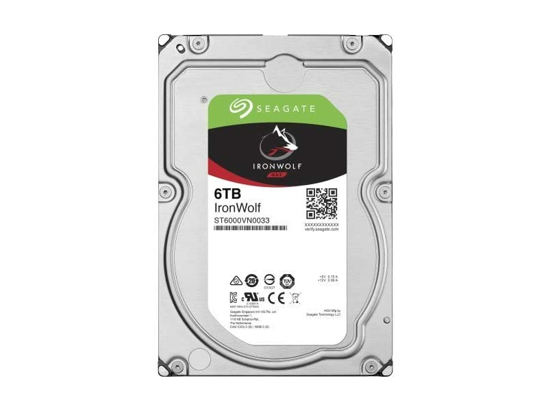 Seagate HDD 3,5 6TB SATA3 Ironwolf (ST6000VN0033)