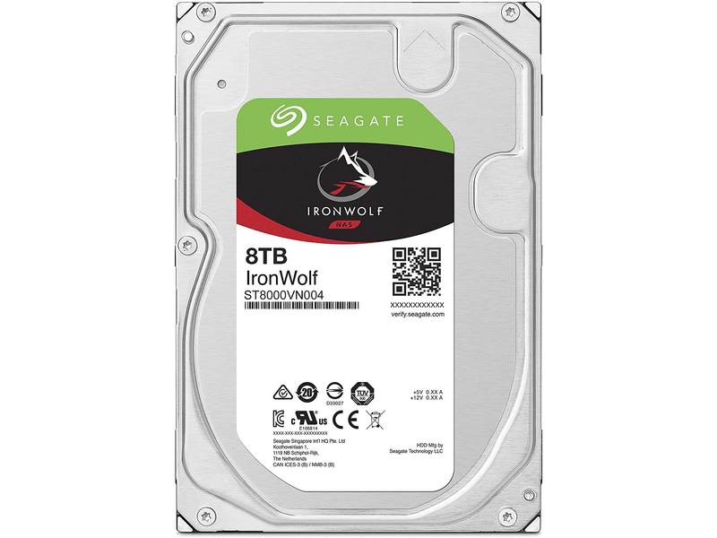 Seagate HDD 3,5 8TB SATA3 Ironwolf (ST8000VN004)