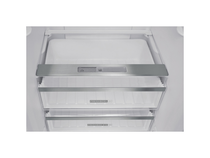 Whirlpool W7 831T OX H Alulfagyasztós kombinált hűtőszekrény, Inox