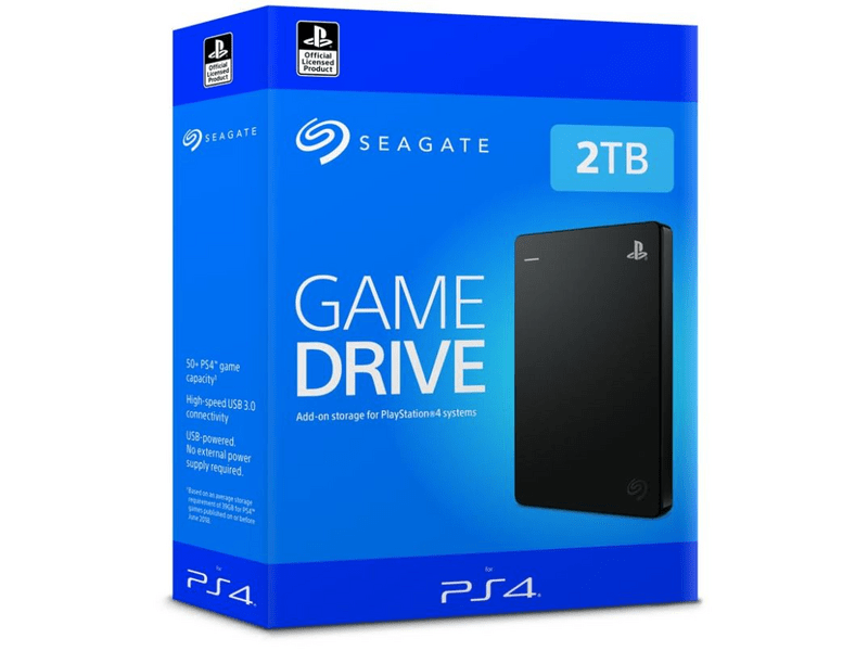 Seagate külső HDD 2,5 2TB GameDrive PS4-hez (STGD2000200)