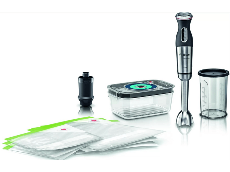 BOS MS8CM61V1 MaxoMixx 1000 W Nemesacél Botmixer vákuumkészlettel