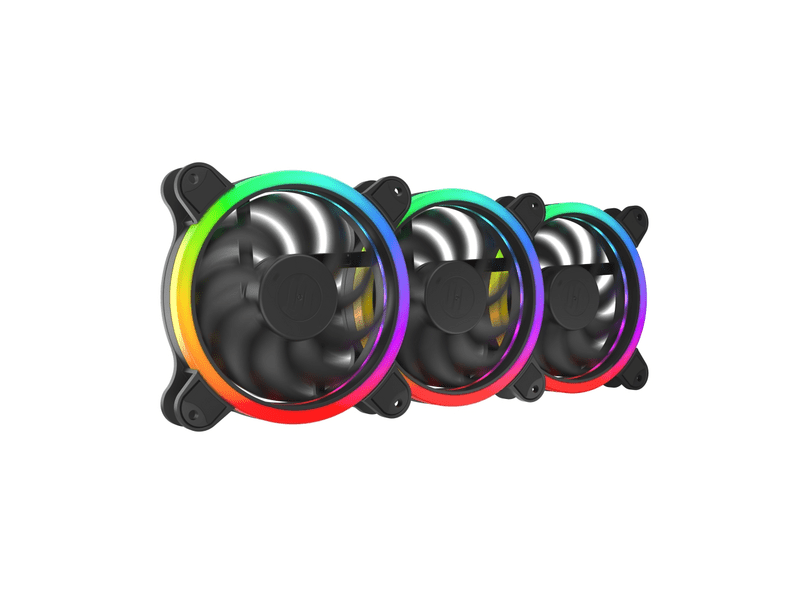 SilentiumPC Corona HP EVO ARGB 120mm 3 db hűtőventilátor (SPC226)