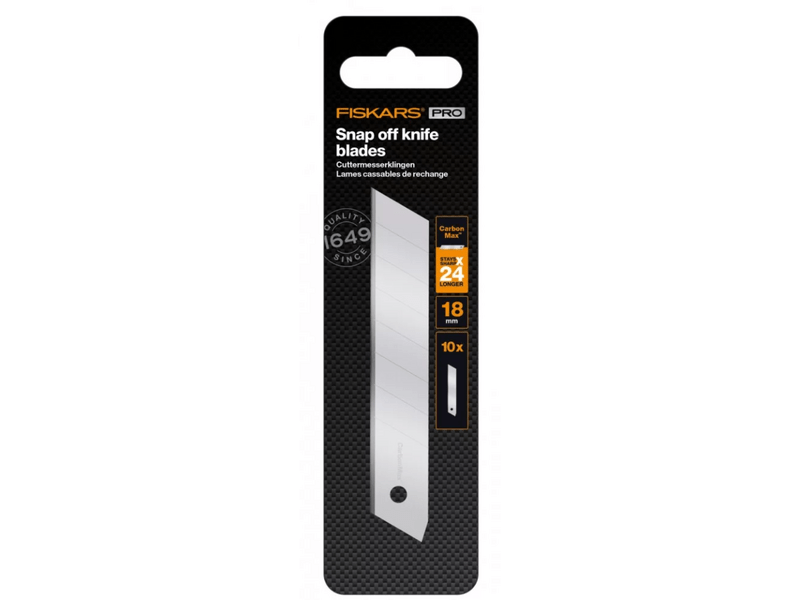 Fiskars 1048066 Rezervne oštrice za CarbonMax™ Snap-off oštricu, 18 mm, 10 kom.