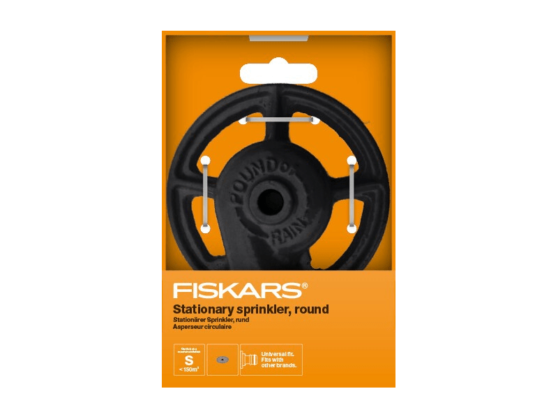 Fiskars 1023663 Álló esőztető, kerek, rozsdamentes fém váz