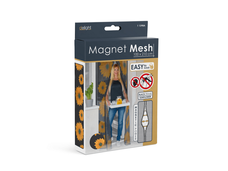 DELIGHT 11398A Szúnyogháló ajtóra, Napraforgós