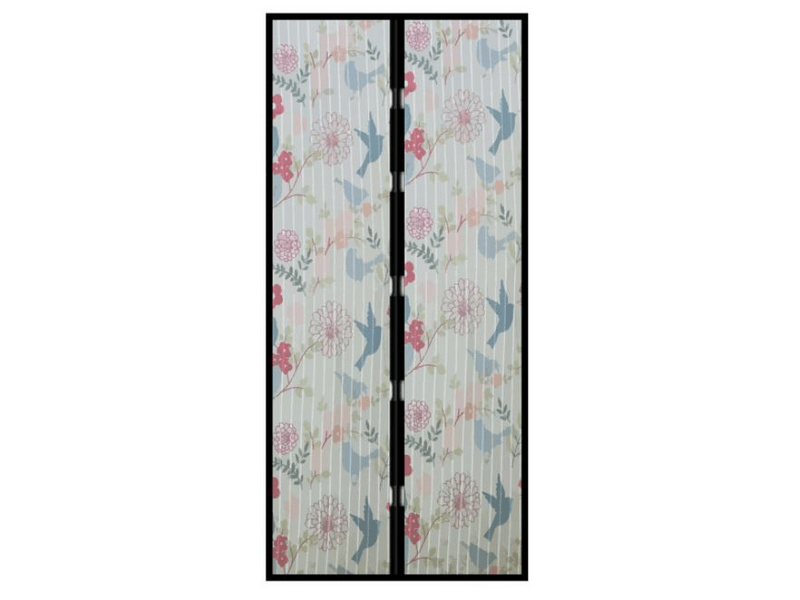 DELIGHT 11398J Szúnyogháló ajtóra, Madár mintás