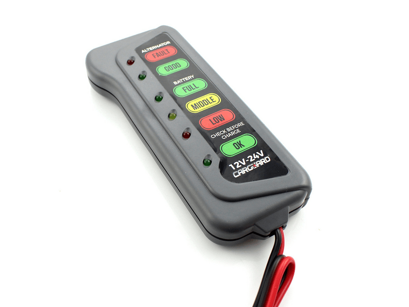 Carguard 55776 Akkumulátor, generátor teszter 12-24 V