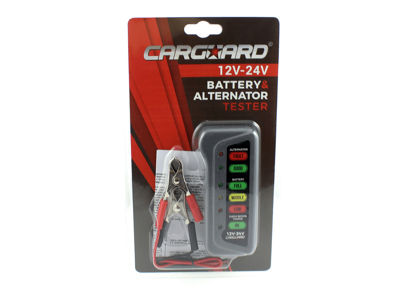 Carguard 55776 Akkumulátor, generátor teszter 12-24 V