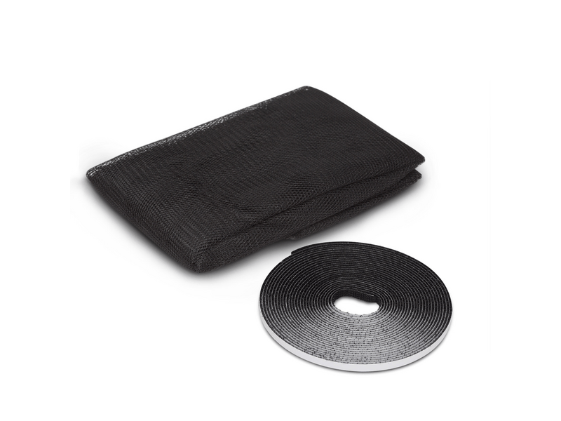 DELIGHT 11600BK Szúnyogháló ablakra, Fekete