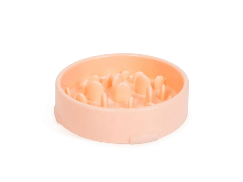 YUMMIE 60009PK Rózsaszín Habzsolásgátló Etetőtál