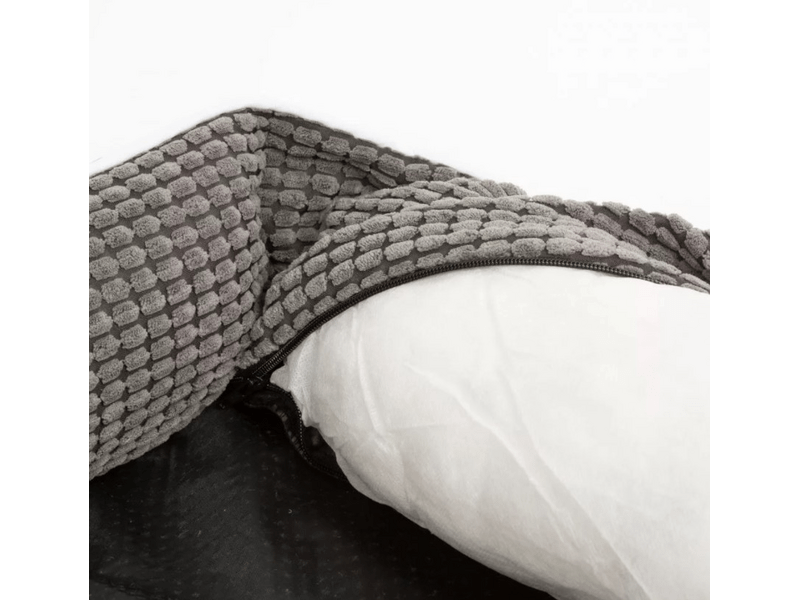 YUMMIE 60010GY Szürke Kutyafekhely Mosható Huzattal