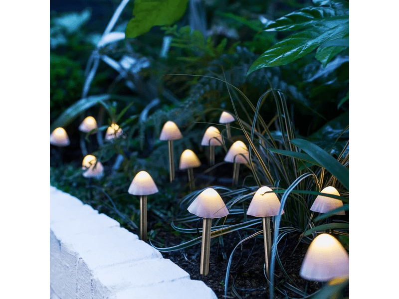 Garden of Eden 11243 Szolár mini gomba lámpa, 12 db
