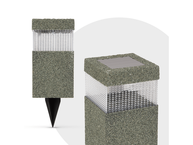 Garden of Eden 11266 LED-es szolár lámpa, Kőmintás