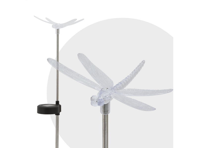 Garden of Eden 11393B RGB LED-es szolár lámpa, Szitakötő