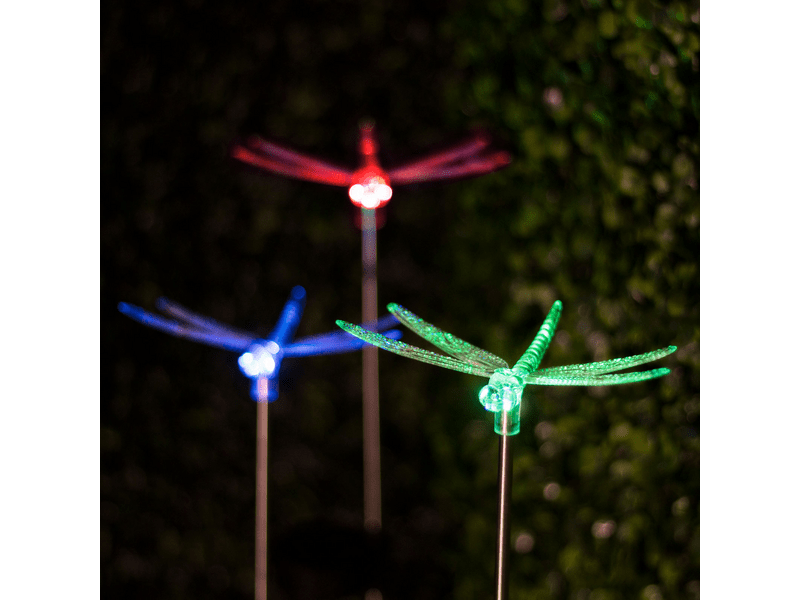 Garden of Eden 11393B RGB LED-es szolár lámpa, Szitakötő