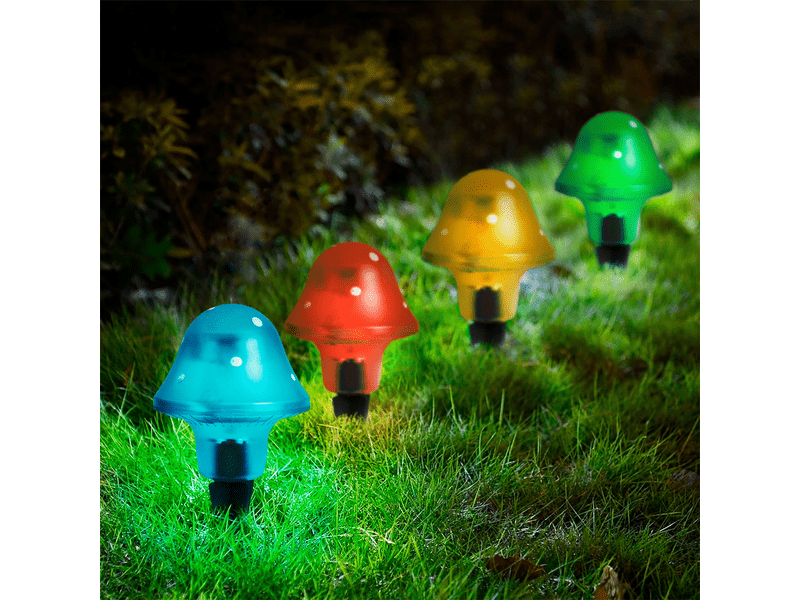 Garden of Eden 11704 LED-es szolár gombalámpa, Színes