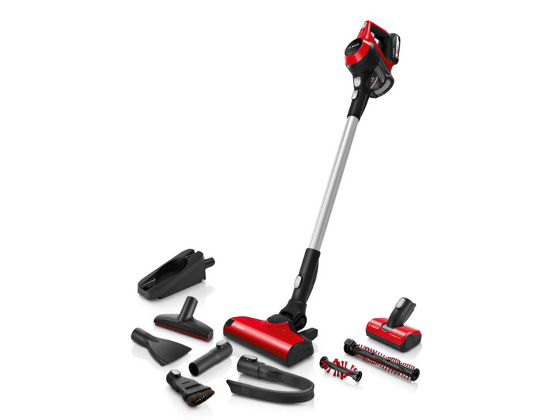 Bosch BBS61PET2 Serie 6 Akkumulátoros porszívó Unlimited ProAnimal Vörös