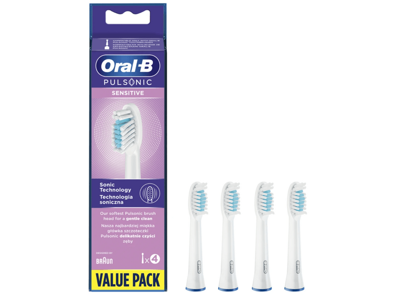 Oral-B SR32-4S Pulsonic Sensitive Elektromos fogkefe pótfejek (4 db)