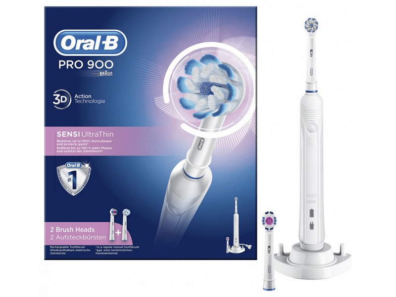 Oral-B PRO 900 Sensi fejjel, fehér
