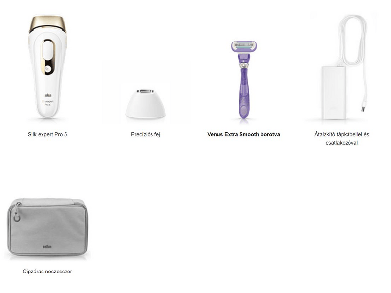 Braun Silk-expert Pro 5 PL5117 villanófényes szőrtelenítő