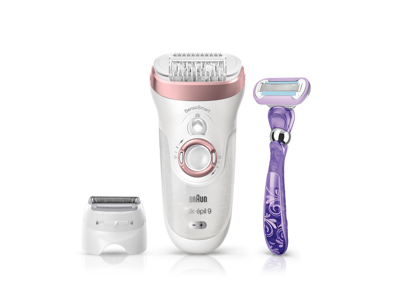 Braun Silk-epil 9 SensoSmart™ 9/870 vezetéknélküli epilátor + borotva