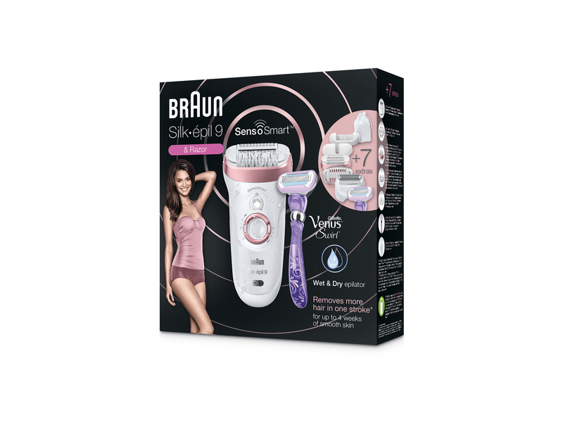 Braun Silk-epil 9 SensoSmart™ 9/870 vezetéknélküli epilátor + borotva
