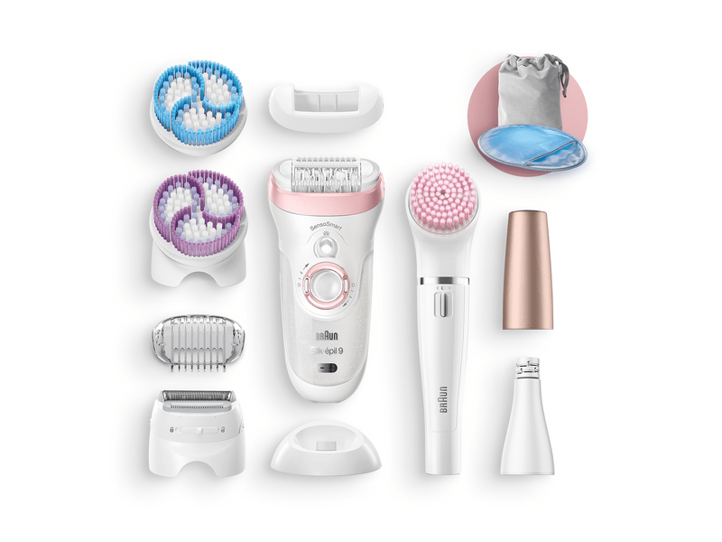 Braun Silk-epil Beauty 9 9/975 BS Wet & Dry epilátor szett