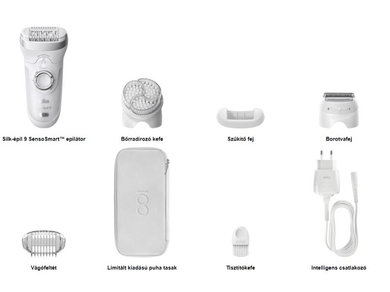 Braun MBSES9 Silk-epil 9 SkinSpa SensoSmart Wet&Dry epilátor