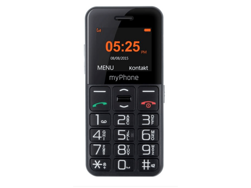 myPhone Halo Easy Mobiltelefon, Fekete