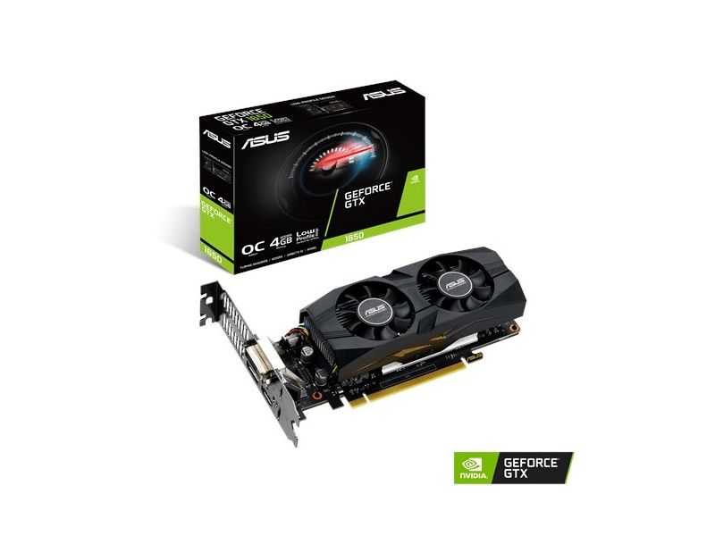 ASUS Nvidia GeForce® GTX 1650 OC Edition 4GB GDDR5 Videókártya (GTX1650-O4G-LP-BRK)