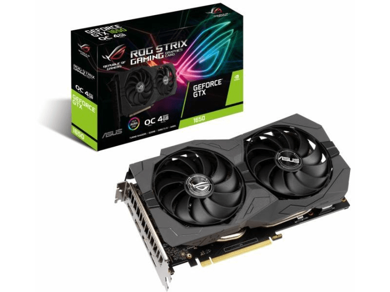 ASUS ROG-STRIX GTX1650 O4GD6 videókártya