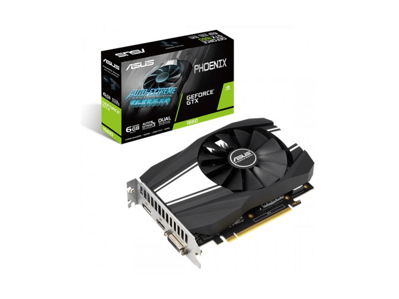 ASUS Phoenix GeForce® GTX 1660 OC edition 6GB GDDR5 videókártya (PH-GTX1660-O6G)
