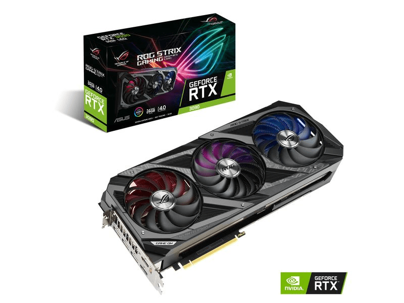 ASUS GeForce RTX 3090 24GB GDDR6X 384bit Videókártya