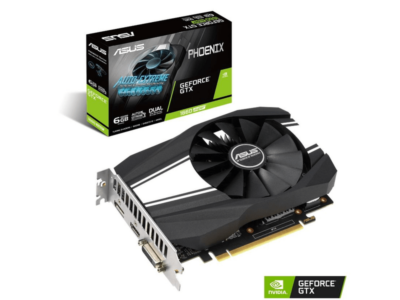 ASUS Phoenix GeForce® GTX 1660 SUPER™ 6GB GDDR6 videókártya (PH-GTX1660S-6G)