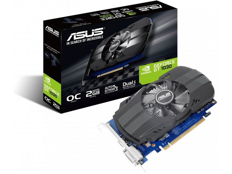 ASUS Phoenix Nvidia GeForce® GT 1030 OC Edition 2GB GDDR5 Videókártya (PH-GT1030-O2G)