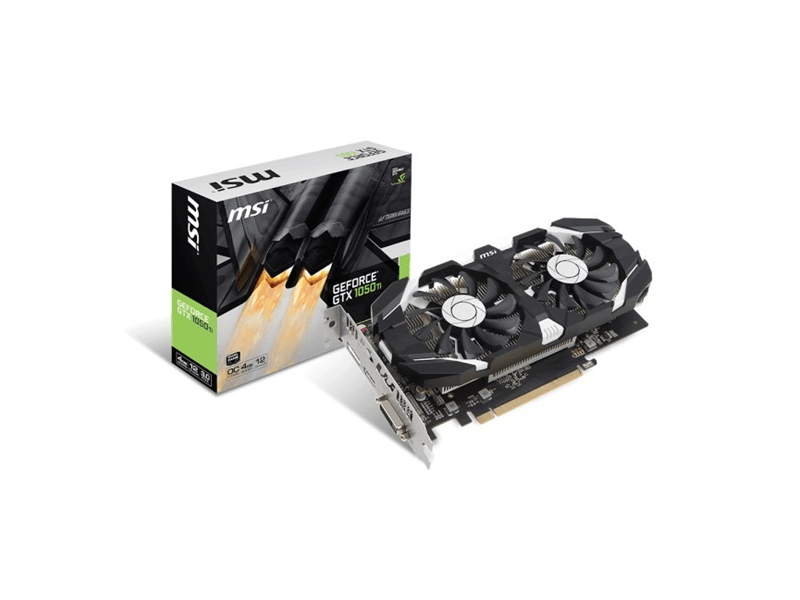 MSI GeForce GTX 1050 Ti 4GT OC videókártya