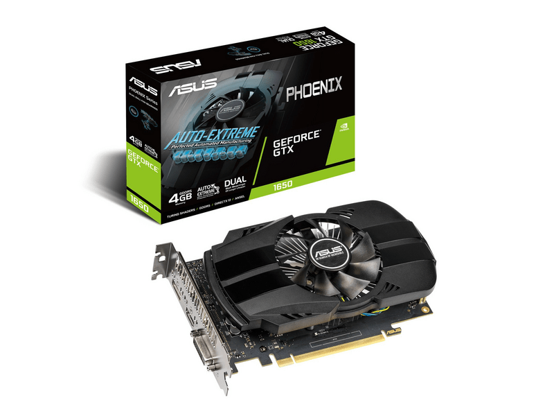 ASUS Phoenix GeForce® GTX 1650 OC edition 4GB GDDR5 Videókártya (PH-GTX1650-O4G)
