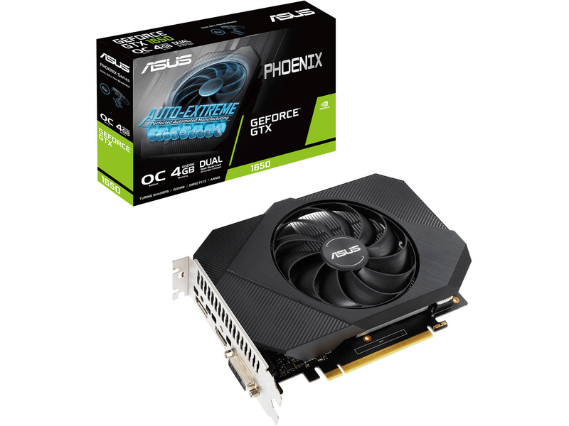 ASUS Phoenix GeForce® GTX 1650 OC edition 4GB GDDR6 videókártya (PH-GTX1650-O4GD6)